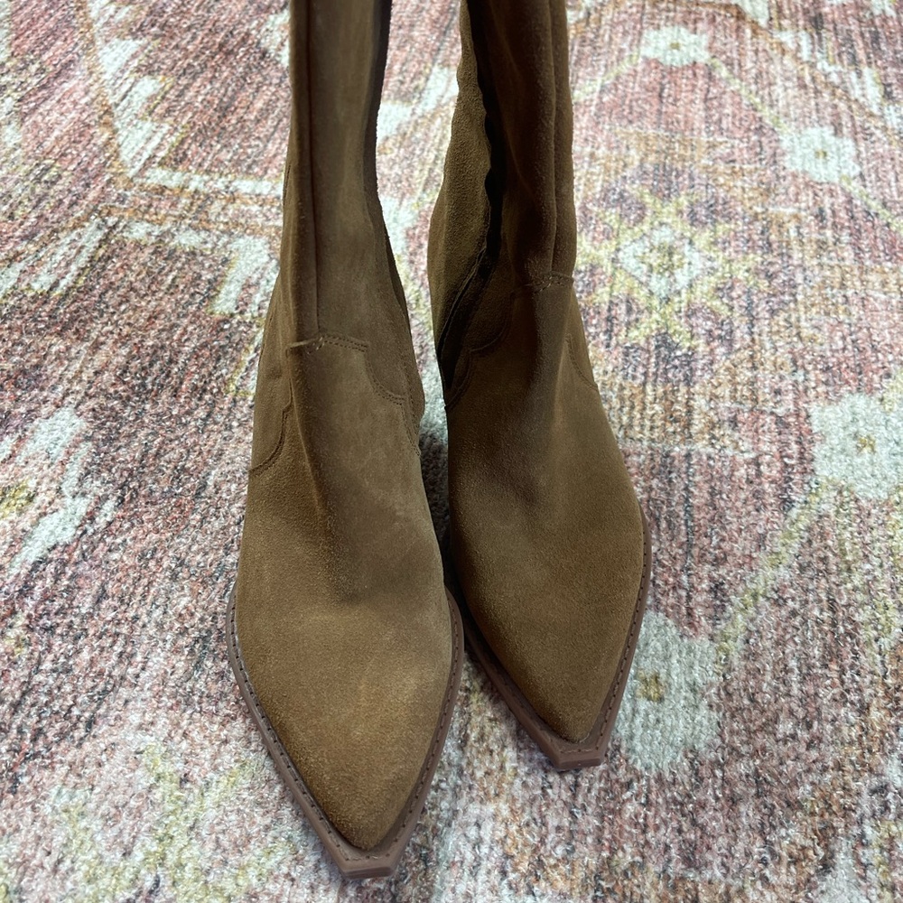 NEW Dolce Vita Regy Suede Western Boots Size 7 - Picture 14 of 14